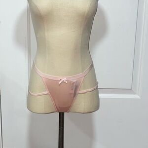 Elegant Pink Sheer Women's Intimate